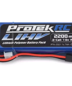 ProTek RC HV LiPo Receiver Battery Pack (Mugen/AE/8ight-X) (7.6V/2200mAh) (w/Balance Plug)