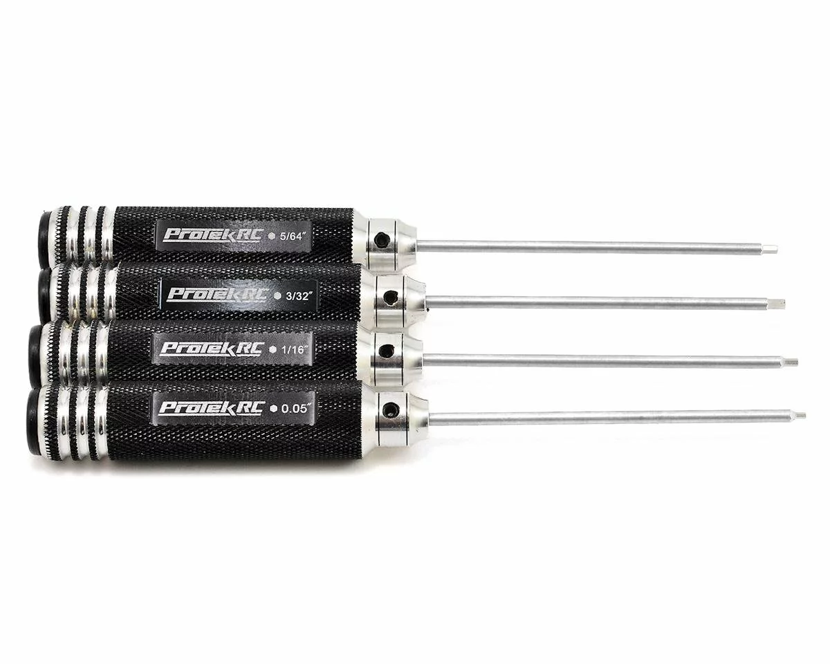 ProTek RC "TruTorque" Standard Hex Driver Set (4) (0.05”, 1/16”, 5/64”, 3/32") 1 ProTek RC "TruTorque" Standard Hex Driver Set (4) (0.05”, 1/16”, 5/64”, 3/32")