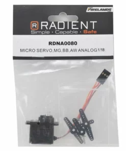 Radient RS-SM125-MG 13g Micro 1/18 Analog Metal Gear Servo -Cheap Boat Model Store rdna0080 2