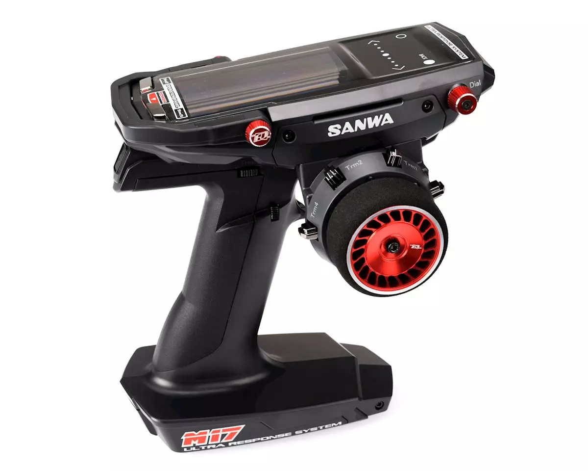 Revolution Design Sanwa M17/MT-44 Aluminum Steering Wheel (Red) 3 Revolution Design Sanwa M17/MT-44 Aluminum Steering Wheel (Red) - Image 3