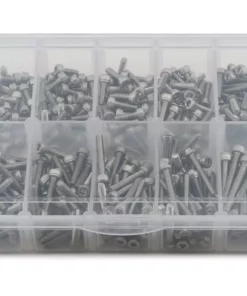 Samix Stainless Steel M3 Screw Set w/Plastic Box (300) (Cap Head)