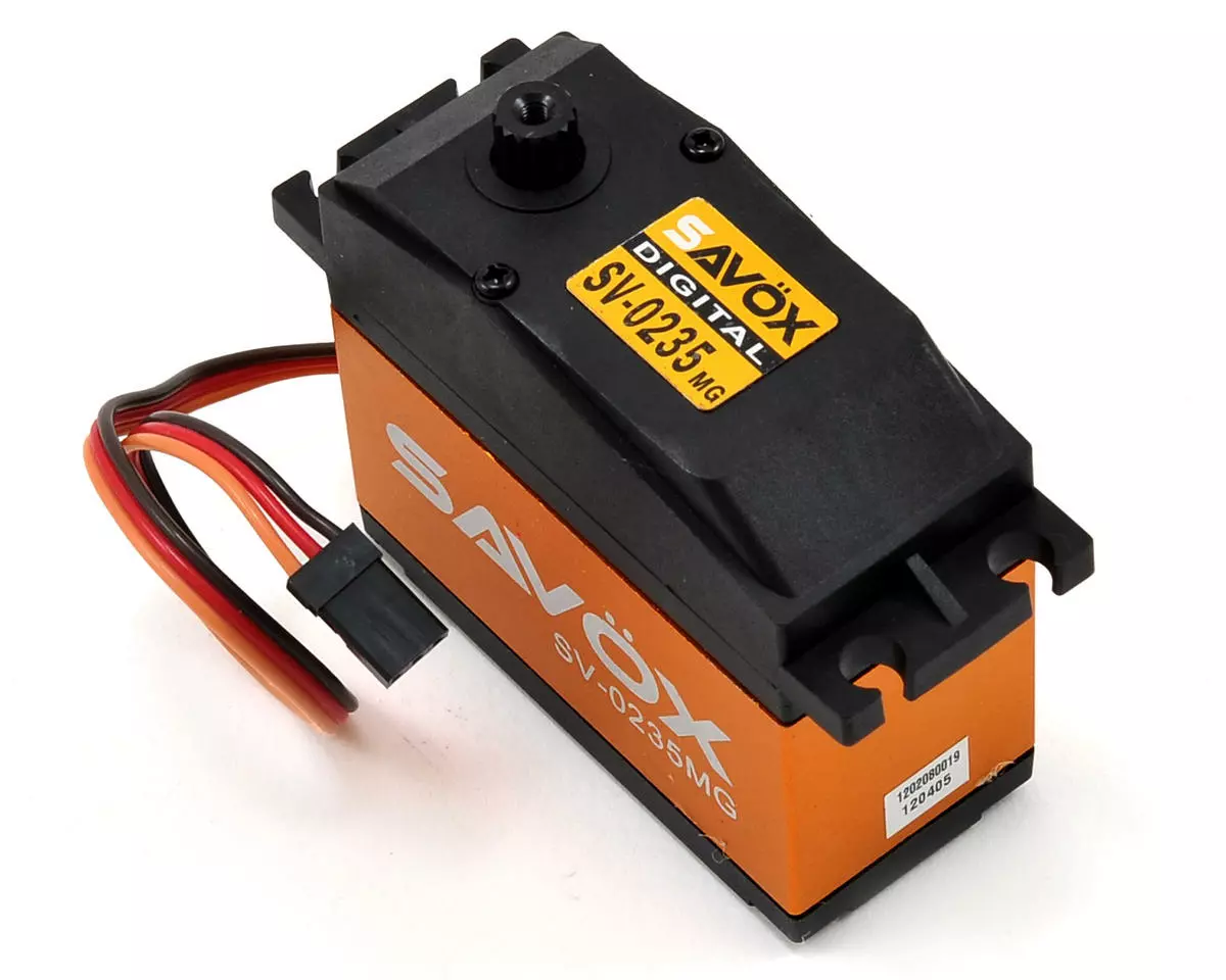 savox SV-0235MG "Super Speed" Steel Gear Digital 1/5 Scale Servo (High Voltage) 1 savox SV-0235MG "Super Speed" Steel Gear Digital 1/5 Scale Servo (High Voltage)