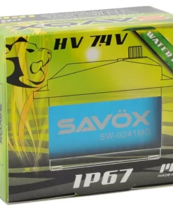 Savox SW-0241MG "Super Torque" Waterproof Digital 1/5 Scale Servo (High Voltage) -Cheap Boat Model Store sav sw 0241mg 2
