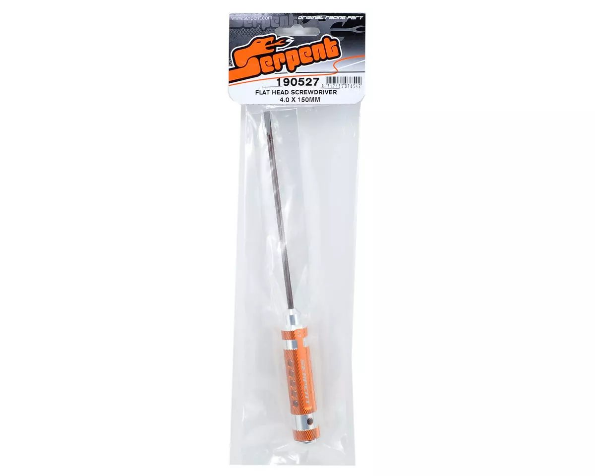 Serpent Flat Head Screwdriver (4.0x150mm) 2 Serpent Flat Head Screwdriver (4.0x150mm) - Image 2