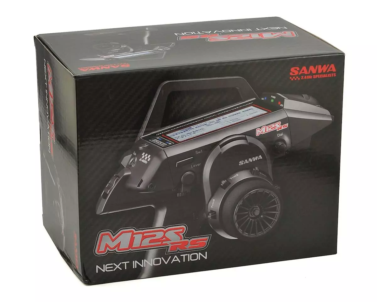 Sanwa/Airtronics M12S-RS FH4T 4-Channel 2.4GHz Radio System w/RX-482 Receiver 3 Sanwa/Airtronics M12S-RS FH4T 4-Channel 2.4GHz Radio System w/RX-482 Receiver - Image 3