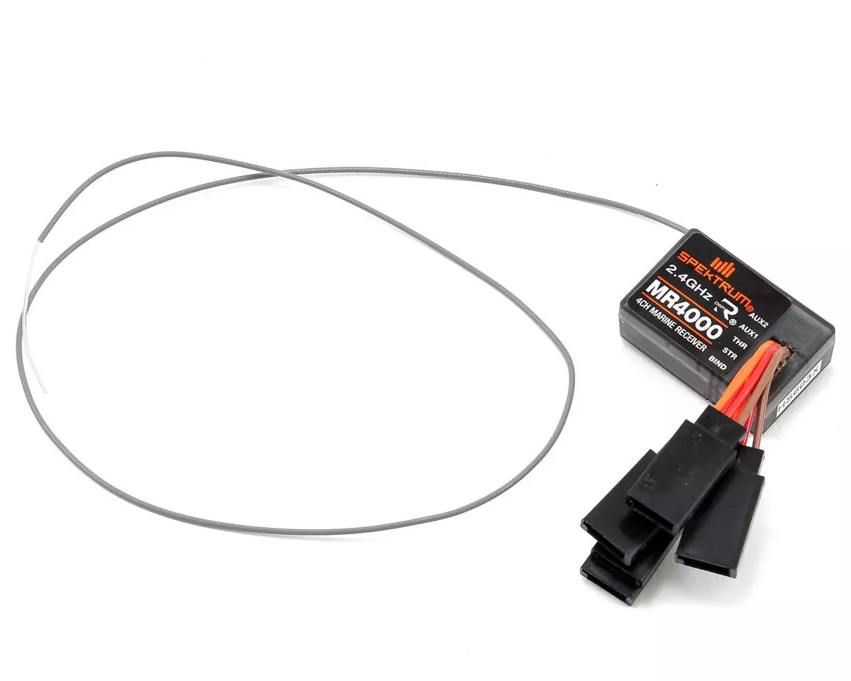 Spektrum RC MR4000 DSMR 4 Channel Marine Receiver 1 Spektrum RC MR4000 DSMR 4 Channel Marine Receiver