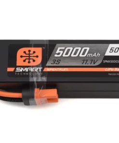 Spektrum RC 3S Smart LiPo Hard Case 50C Battery Pack w/IC5 Connector (11.1V/5000mAh)
