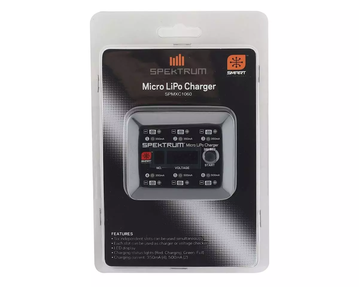 Spektrum RC S63 DC/USB 1S LiPo Smart Charger 3 Spektrum RC S63 DC/USB 1S LiPo Smart Charger - Image 3