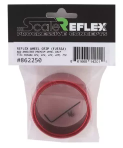Scale Reflex Aluminum Futaba Wheel Grip (Red) -Cheap Boat Model Store srf862250 2