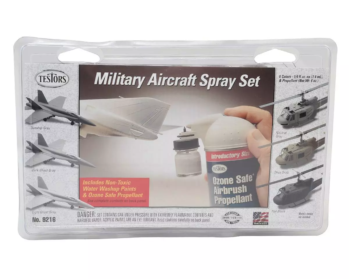 Testors Military Aircraft Spray Set 1 Testors Military Aircraft Spray Set