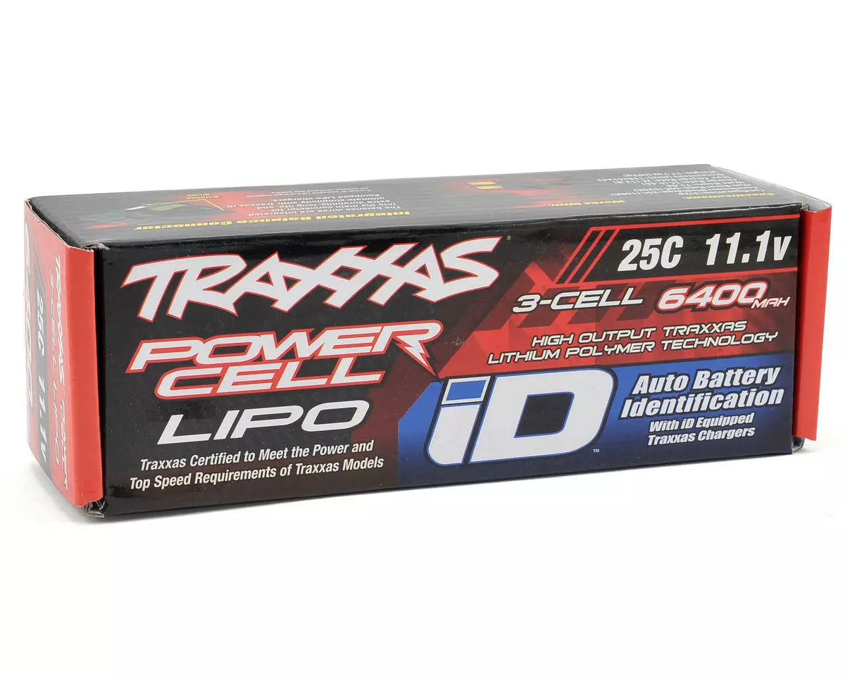 Traxxas 3S "Power Cell" 25C LiPo Battery w/iD Traxxas Connector (11.1V/6400mAh) 2 Traxxas 3S "Power Cell" 25C LiPo Battery w/iD Traxxas Connector (11.1V/6400mAh) - Image 2