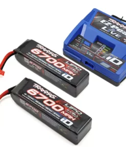 Traxxas EZ-Peak Live 4S "Completer Pack" Multi-Chemistry Battery Charger w/Two Power Cell 4S Batteries (6700mAh)