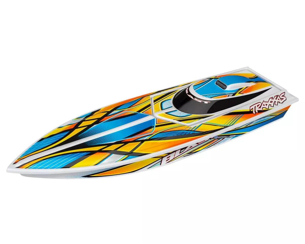 Traxxas Blast 24" High Performance RTR Race Boat (Orange) w/TQ 2.4GHz Radio, Battery & DC Charger 1 Traxxas Blast 24" High Performance RTR Race Boat (Orange) w/TQ 2.4GHz Radio, Battery & DC Charger
