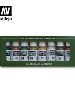 Vallejo Paints Metallic Colors (8) 17Ml