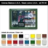 Vallejo Paints Basic Usa Colors Paint Set 17Ml
