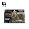 Vallejo Paints Wwii German Infantry Paint Set 7/19