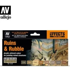 Vallejo Paints Ruins N Rubble Paint Colors 11/18