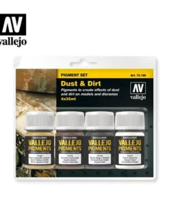 Vallejo Paints Dust N Dirt Pigment Set 4 X 35Ml.