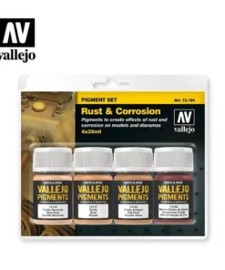 Vallejo Paints Rust N Corrosion Pigment Set 4 X 35M