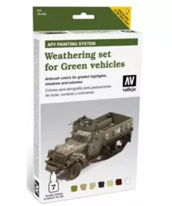 Vallejo Paints Weathering Green Vehicles 8Ml