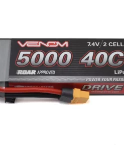 SCRATCH & DENT: Venom Power 2S 40C Hard Case LiPo Battery w/UNI 2.0 (7.4V/5000mAh)