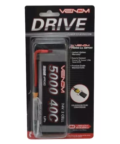 SCRATCH & DENT: Venom Power 2S 40C Hard Case LiPo Battery w/UNI 2.0 (7.4V/5000mAh) -Cheap Boat Model Store vnr15057 2 1