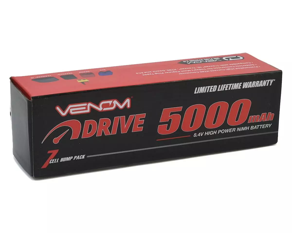 Venom Power 7 Cell NiMH Hump Battery w/UNI 2.0 Connector (8.4V/5000mAh) 3 Venom Power 7 Cell NiMH Hump Battery w/UNI 2.0 Connector (8.4V/5000mAh) - Image 3