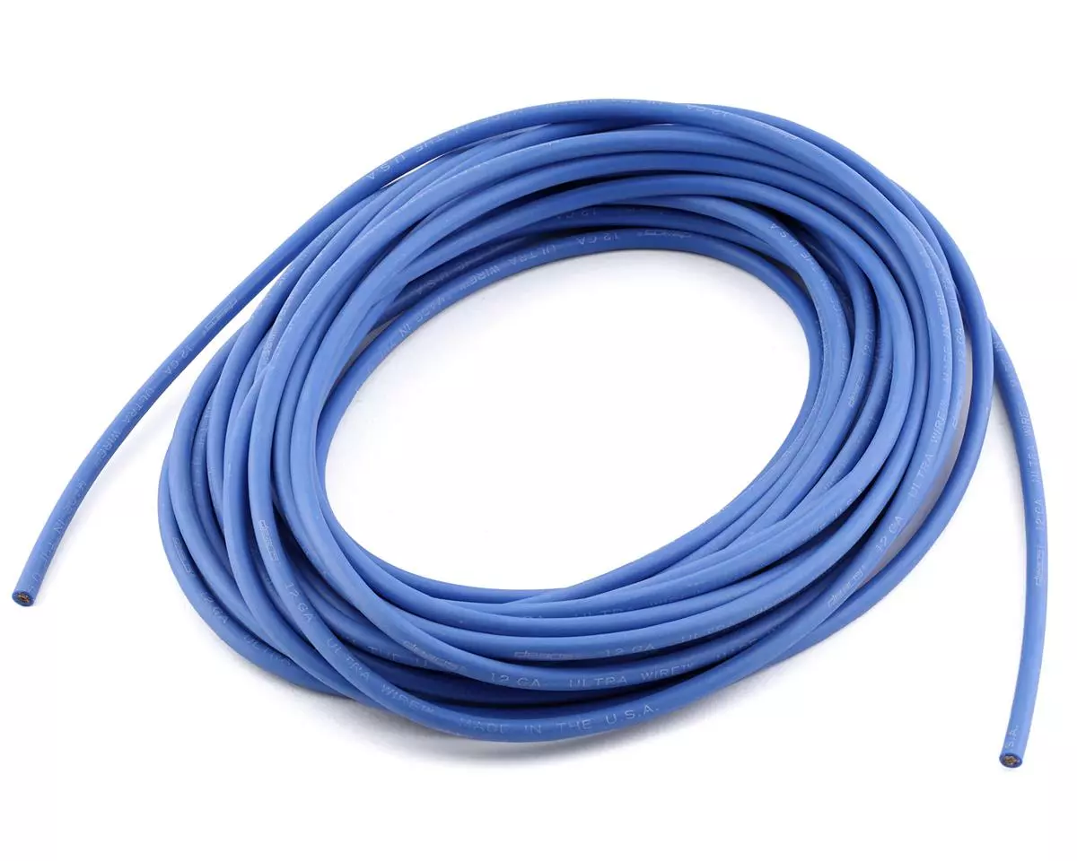 Deans 12AWG Ultra Wire (Blue) (30') 1 Deans 12AWG Ultra Wire (Blue) (30')