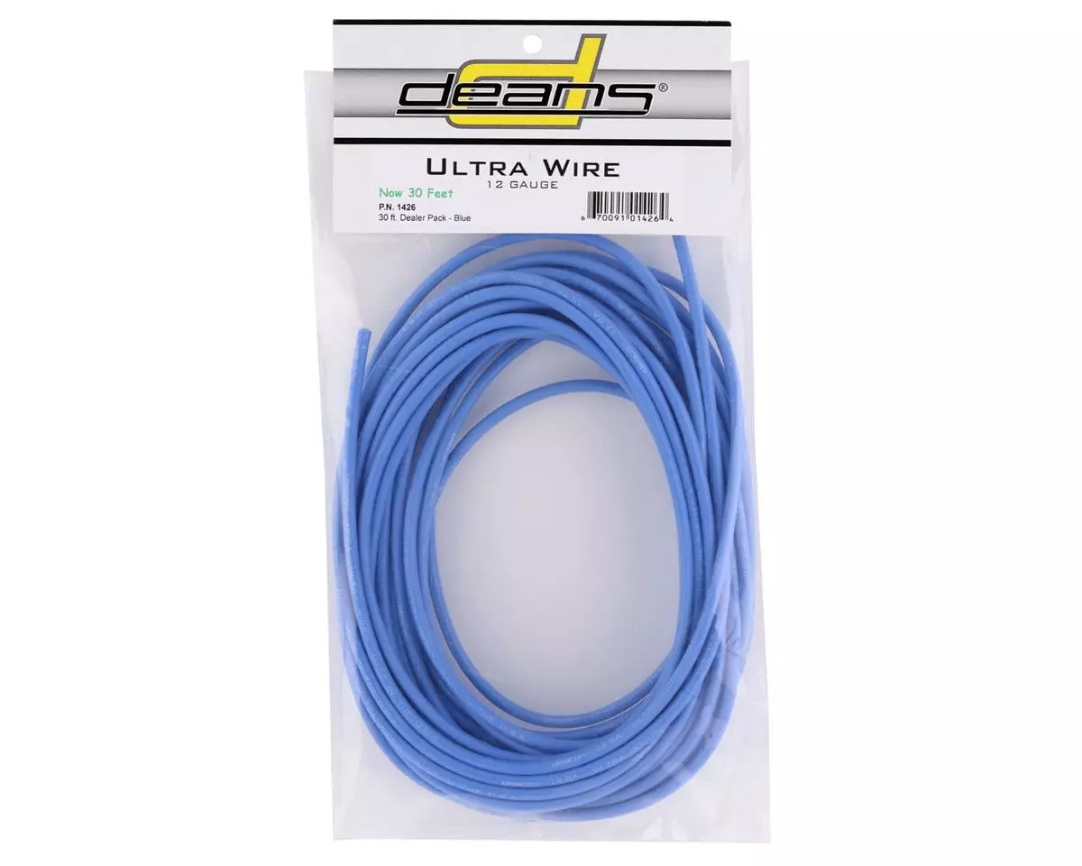 Deans 12AWG Ultra Wire (Blue) (30') 2 Deans 12AWG Ultra Wire (Blue) (30') - Image 2