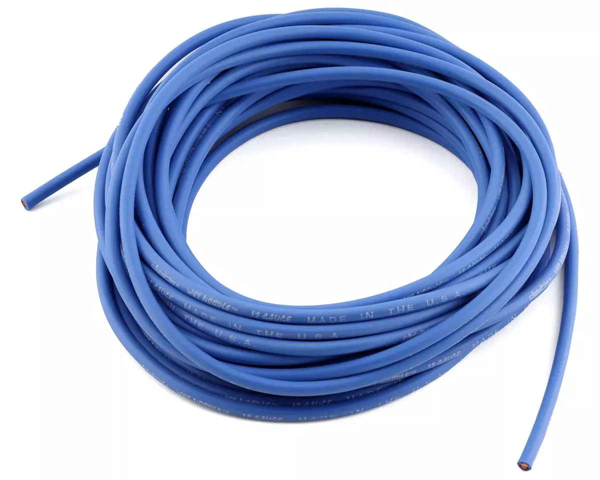 Deans 12AWG Wet Noodle Wire (Blue) (30') 1 Deans 12AWG Wet Noodle Wire (Blue) (30')