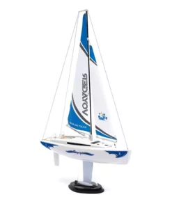 PlaySTEAM Voyager 280 Sailboat w/2.4GHz Transmitter (Blue)