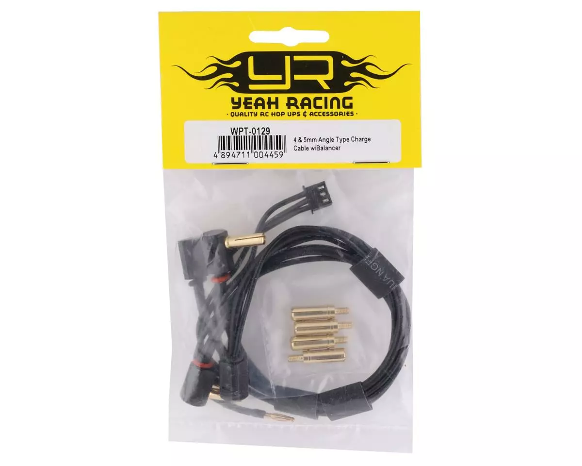 Yeah Racing 2S LiPo Charge Lead (4mm & 5mm to 4mm Bullet Connectors) 2 Yeah Racing 2S LiPo Charge Lead (4mm & 5mm to 4mm Bullet Connectors) - Image 2