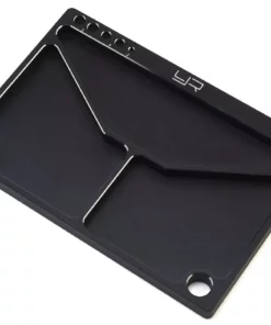 Yeah Racing Aluminum Parts Tray (Black) (145x95x5mm)