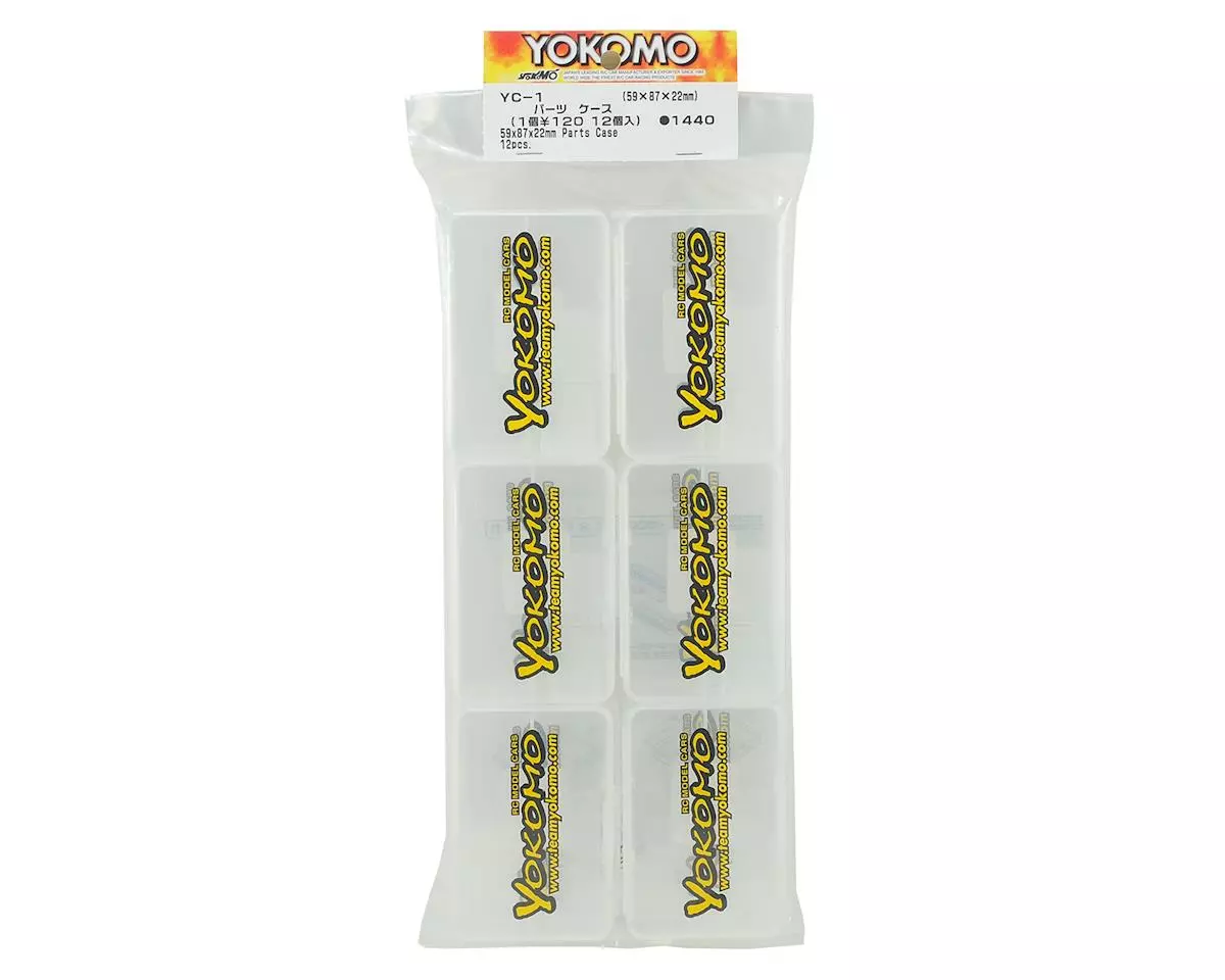 Yokomo Plastic Parts & Screws Carrying Case (12) (59x87x22mm) 2 Yokomo Plastic Parts & Screws Carrying Case (12) (59x87x22mm) - Image 2
