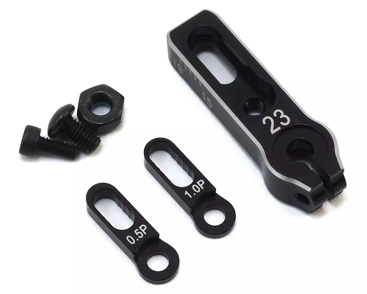 Yokomo Aluminum Team Suzuki Adjustable Servo Horn (15-19mm) (23T-Airtronics/Sanwa/KO) 1 Yokomo Aluminum Team Suzuki Adjustable Servo Horn (15-19mm) (23T-Airtronics/Sanwa/KO)